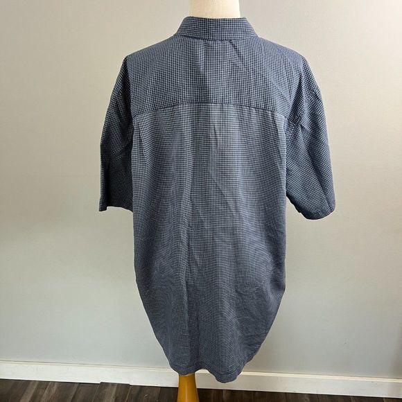 🌿4/$35🌿GOTCHA Blue Plaid Button Down‎ Shirt (L) - Picture 5 of 8